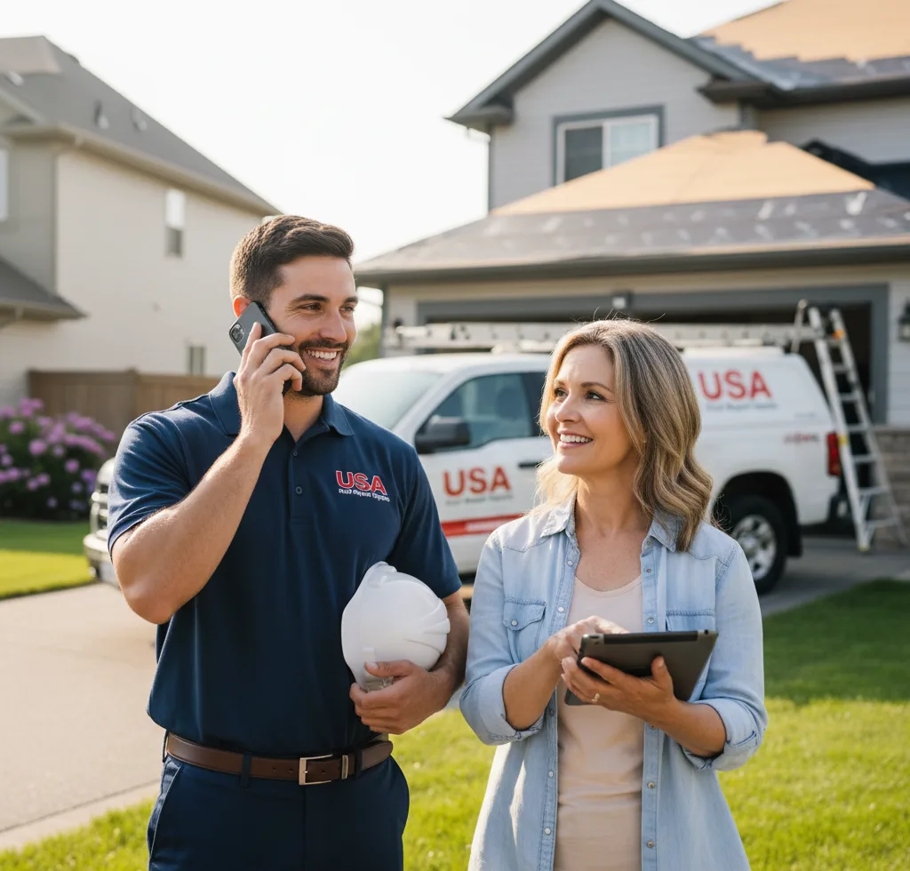 USA Roof Repair Experts customer support in Welcome